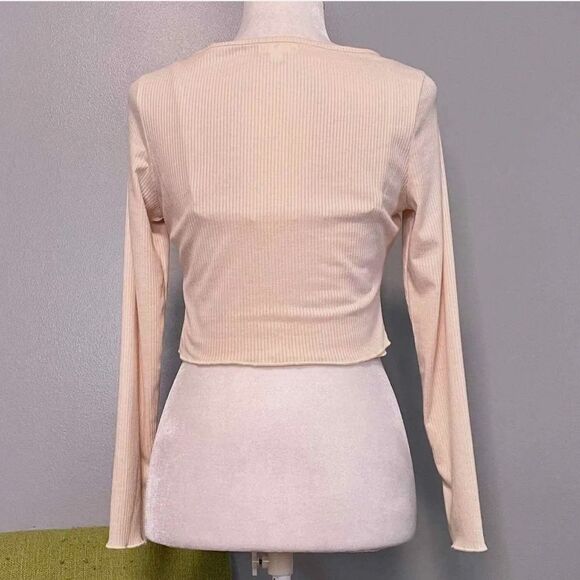 Bp Top Twin SET Tank & Long Sleeve Button Up X-Small - Picture 5 of 6